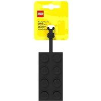 Lego Silicone Brick Luggage Tag in Black