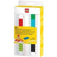 Lego Buildable Ruler with Construction Minifigure Set