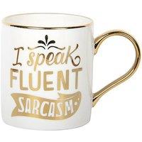 Lesser & Pavey Novelty Quote Mug - I Speak Fluent Sarcasm | Size: 350ml