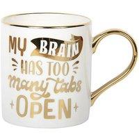 Lesser & Pavey Novelty Quote Mug - My Brain Has Too Many Tabs Open | Size: 350ml