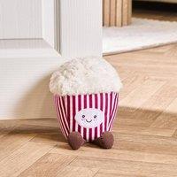 OHS Novelty Character Fleece Decorative Weighted Doorstop in Red