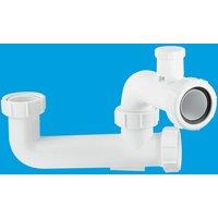 McAlpine SM10EV 60mm Seal Anti-Syphon Extended Body Bath Trap in White