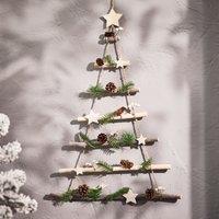 Dibor Christmas Hanging Shooting Star Tree Ladder 70cm in White