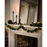Dibor Woodland Green Xmas Table Decoration Christmas Garland 1.2m | Size: Large