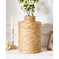 Dibor Traditional Water Hyacinth Stem Home Decor Flower Vase in Natural | Size: Medium