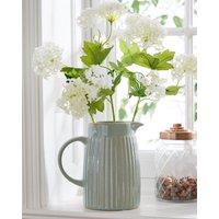 Dibor Traditional Style Large Rustic Home Decor Indoor Flowers Jug in Blue