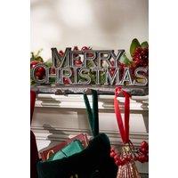 Dibor Merry Christmas 4 Stocking Holders Decorative Stocking Hooks in Brown | Size: 1 Pack