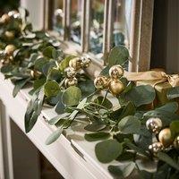 Dibor Eucalyptus Sparkle Xmas Table Decor Christmas Garland 2m | Size: Large