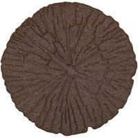 Nicoman Rubber Log Design Garden Stepping Stone - 46cm in Brown | Size: 2 Pack