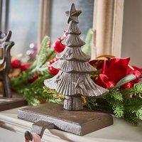 Dibor Antique Brown Decorative Stocking Hook Christmas Stocking Holder | Size: 1 Pack