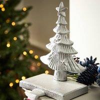 Dibor Cast Iron Silver Decorative Stocking Hook Christmas Stocking Holder | Size: 1 Pack