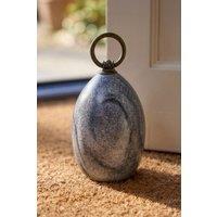 Dibor Contemporary Antique Doorstop Grey Marble Heavy Weight Decorative Door Stop