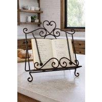 Dibor Antique Brown Kitchen Recipe Cookbook Stand, Recipe Book Holder
