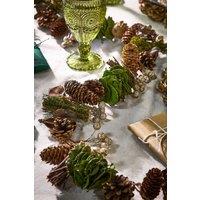 Dibor Woodland Walk Natural Finish Xmas Table Christmas Garland 1.2m | Size: Large