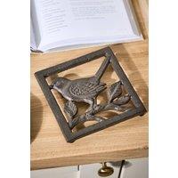 Dibor Cast Iron Grey Decorative Table Top Pan Stand Trivet Gift Idea