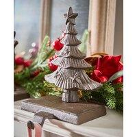 Dibor Set of 2 Antique Brown Christmas Tree Decor Christmas Stocking Holders | Size: 2 Pack