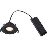 Nordlux Aliki Down Light Black Metal LED IP44 2700k Mains