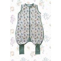 Sleeping Stars Dragons - Toddler Sleeping Suit 2.5 TOG in Pale Green | Size: 12-24 m