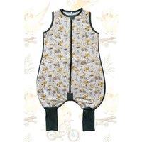 Sleeping Stars Parrots - Toddler Sleeping Suit 2.5 TOG in Dark Green | Size: 12-24 m