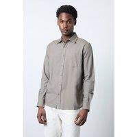 Burton Men's Khaki Linen Blend Long Sleeve Shirt | Size: XL