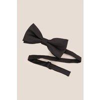 Oswin Hyde Men's Herringbone Black Bowtie