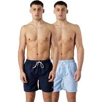 Kensington Eastside Men's 2-Pack Colour Swim Shorts in Navy | Size: XL
