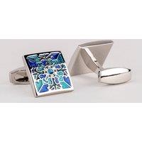 Oswin Hyde Men's Alex Blue Cufflinks