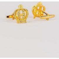 Oswin Hyde Men's Crown Gold Cufflinks
