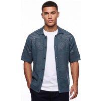 SOULSTAR CLOTHING Men's Classic Short Sleeve Knit Polo in Blue | Size: Small