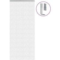 Berkfield Home Chain Door Fly Screen 90x220 cm Aluminium in Silver