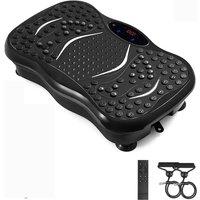 Dprodo Power Vibration Plate Exercise Machine in Black | Size: 10kg