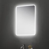 Bathroom Kingdom Angus Illuminated LED Mirror 700x500mm in Silver