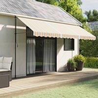 Berkfield Home Replacement Fabric for Awning Valance Multicolour Stripe 4.5 m