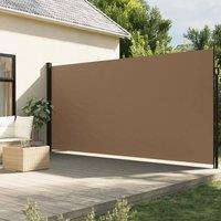 Berkfield Home Retractable Side Awning Taupe 220x300 cm