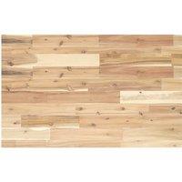 Berkfield Home Desk Top Untreated 100x50x4 cm Solid Wood Acacia in Brown | Size: 100 x 50 x 4 cm