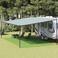 Berkfield Home Tent Carpet Light Green 400x600 cm HDPE in Black