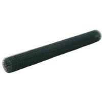 Berkfield Home Chicken Wire Fence Steel with PVC Coating 25x1.5 m Green