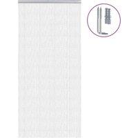 Berkfield Home Chain Door Fly Screen 100x226 cm Aluminium in Silver
