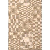 Ted Baker Reversible Indoor Outdoor Barkham Rug Abstract in Beige | Size: 120 cm x 170 cm