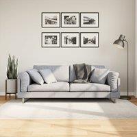 Berkfield Home Rug IZA Short Pile Scandinavian Look Cream 140x200 cm | Size: Medium