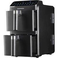 Daewoo Dual Stack 10L Dual Drawer Air Fryer - Black