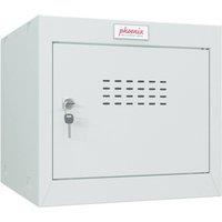 Phoenix Safe Company Light Grey Cube Locker with Key Lock, CL0344GGK, 44L | Size: 300 cm x 100 cm