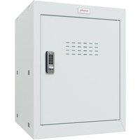 Phoenix Safe Company Size 2 Light Grey Cube Locker with Electronic Lock, CL0544GGE, 66L | Size: 500mm