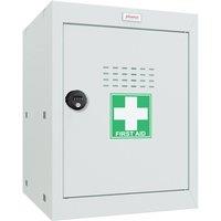 Phoenix Safe Company Light Grey Medical Cube Locker with Combination Lock, MC0544GGC