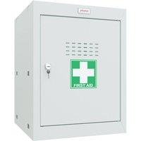 Phoenix Safe Company Light Grey Medical Cube Locker with Key Lock, MC0544GGK, 66L | Size: 500mm