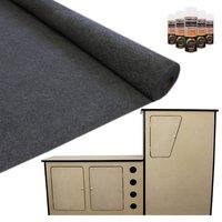 Monstershop 11sqm Anthracite Van Lining & Glue With Camper Kitchen in Grey