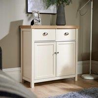Home Source Avon 2 Drawer 2 Door Cupboard Unit 36mm Top in Off-White