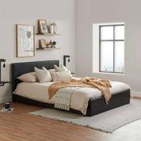 Birlea Berlin Ottoman Bed Brown Faux Leather | Size: Double