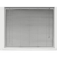 Blinds Outlet Aluminium venetian blinds in Silver | Size: 135 cm width x 210 cm drop