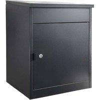 Nicoman Wall or Floor Mounted Parcel Box in Black